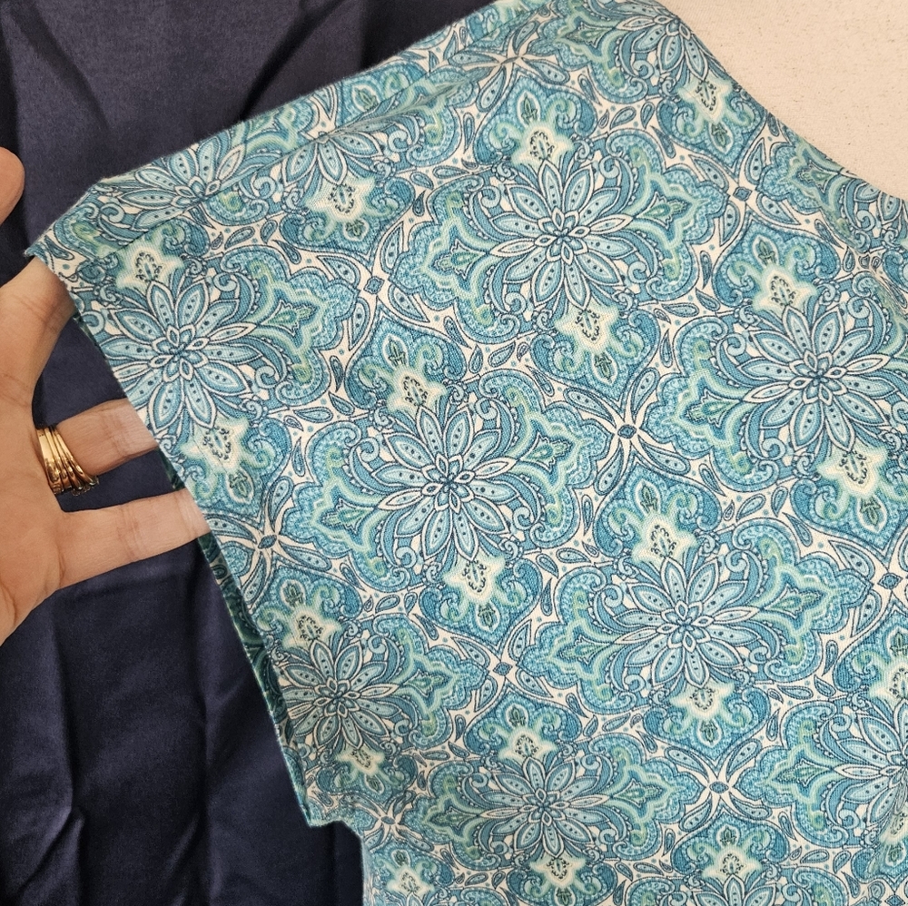 J. Jill Linen Blend Printed Tunic Tee Plus Size 3X - Picture 2 of 10